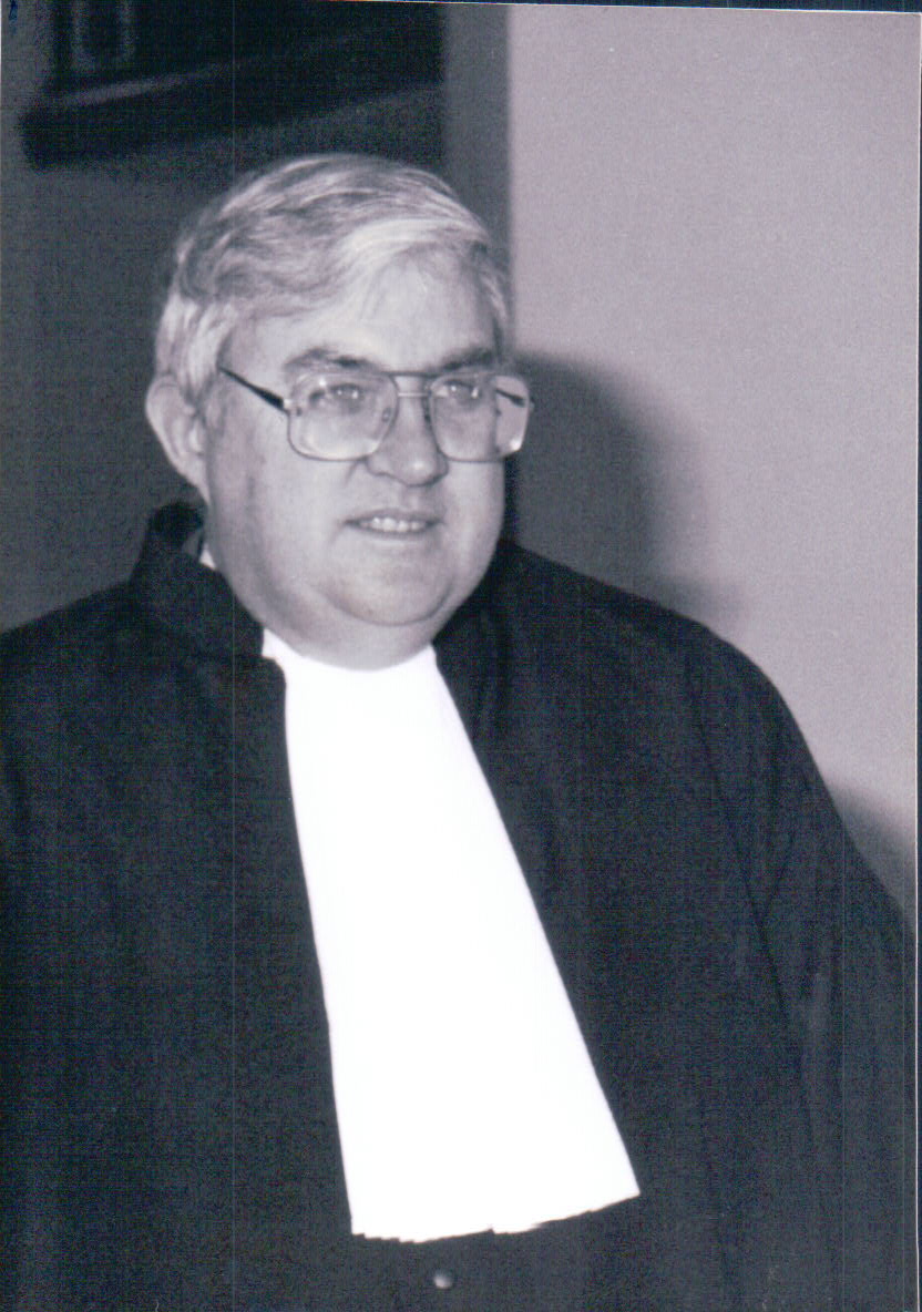 At the first trial proceeding held at the ICTY, The Hague, 8 November 1994, photo provided by Mr Graham Blewitt